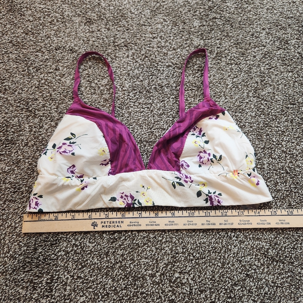Stance Floral Triangle Bra Size Large - Picture 7 of 8